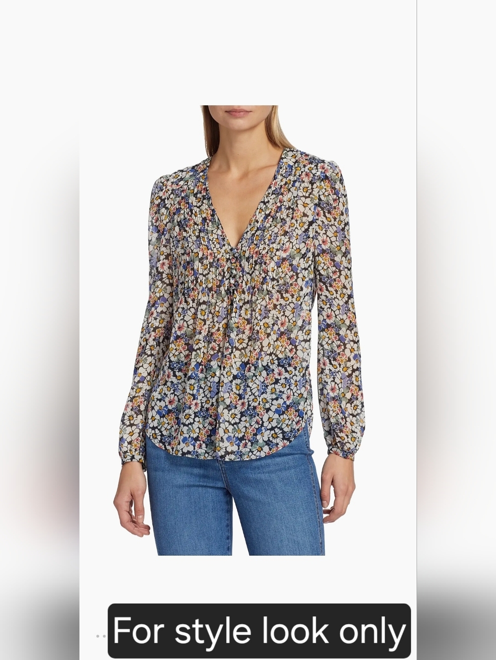 Veronica Beard Dark Lowell Floral Blouse Sz 12